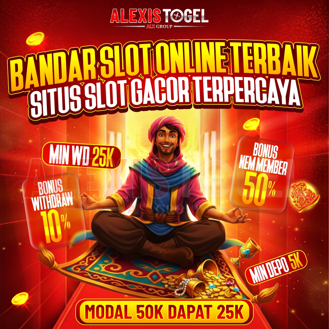ALEXISTOGEL: Bandar Slot Online Terbaik & Situs Slot Gacor Terpercaya Modal 50K Dapat 25K image 1