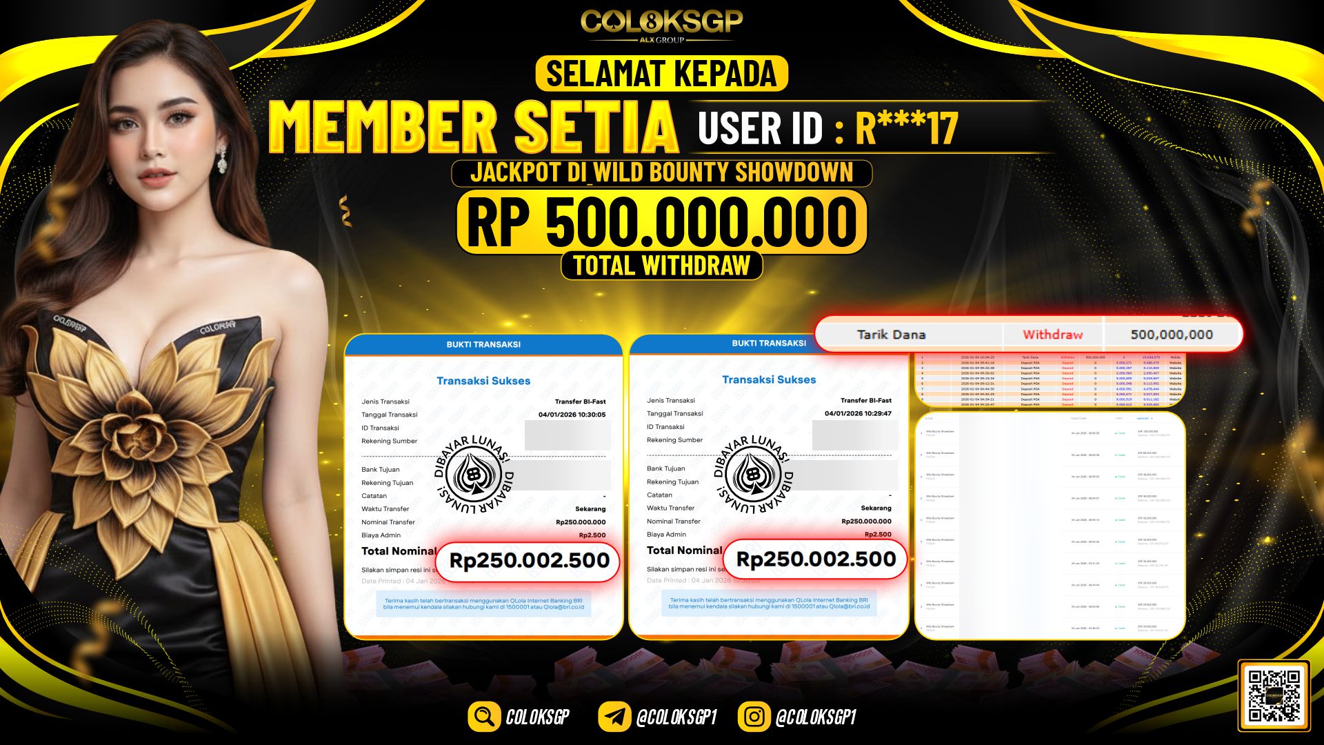 COLOKSGP JACKPOT WILD BOUNTY SHOWDOWN PG SOFT