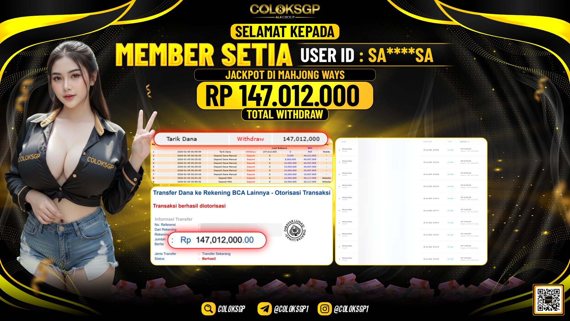 COLOKSGP JACKPOT MAHJONG WAYS PG SOFT