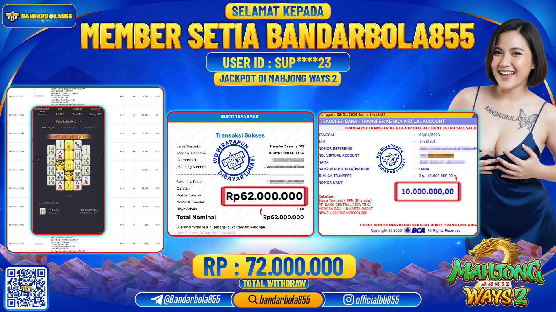 🎖-jackpot-bandarbola855-di-mahjong-ways-2-rp72000000-🎖-09-47-08-2026-01-06