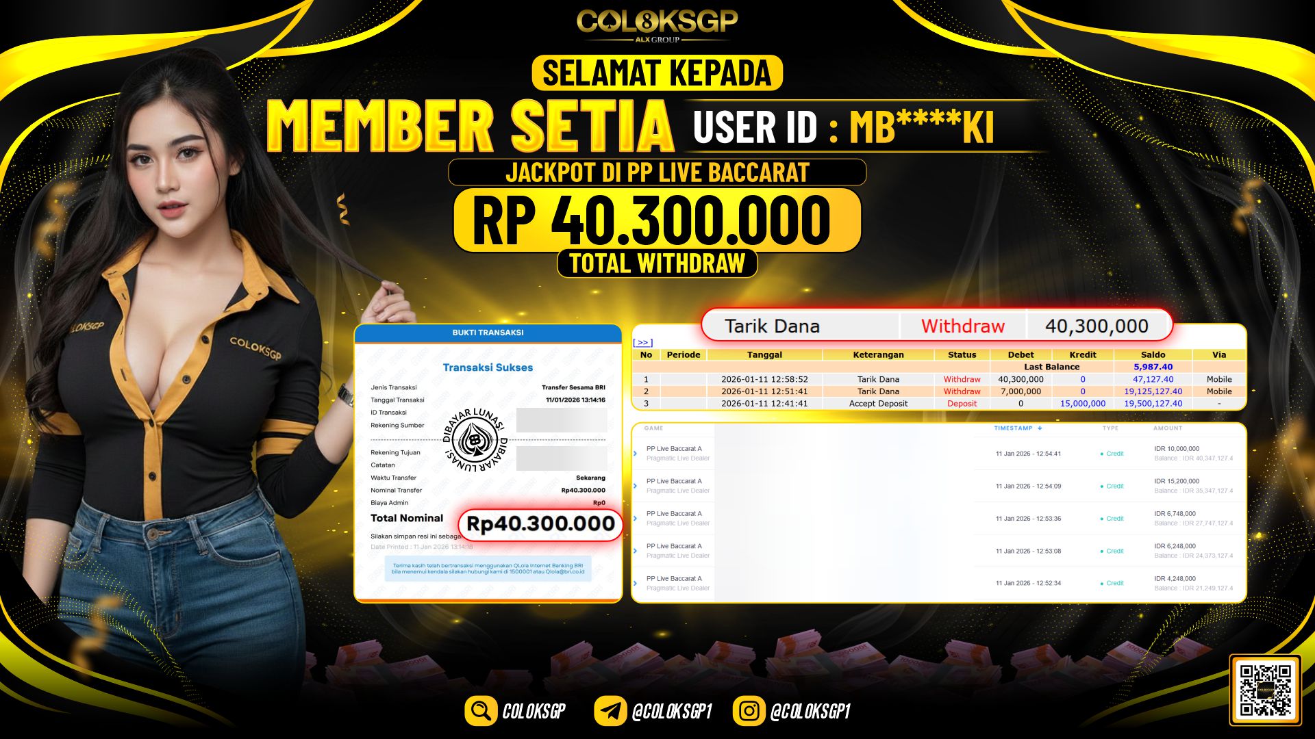COLOKSGP PP LIVE BACCARAT