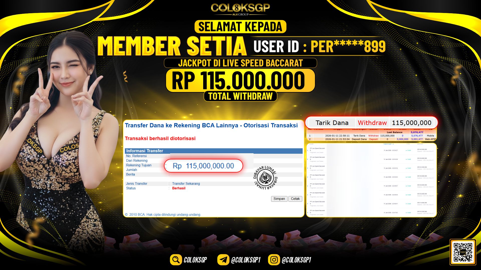 COLOKSGP LIVE SPEED BACCARAT