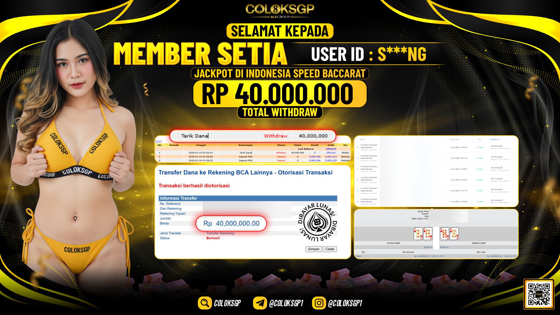 COLOKSGP INDONESIA SPEED BACCARAT