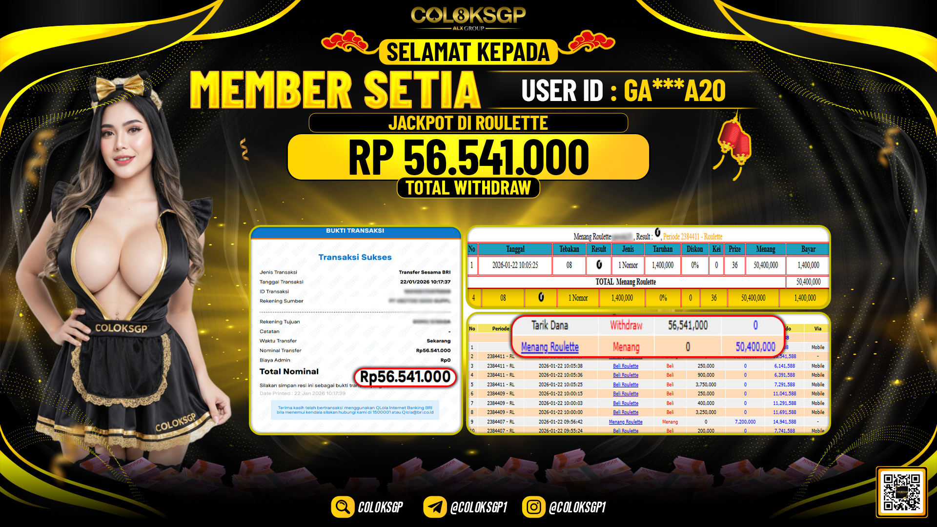 COLOKSGP JACKPOT LIVEGAMES ROULETTE
