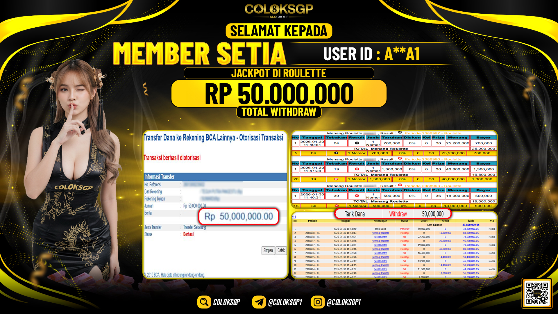 COLOKSGP JACKPOT LIVE GAMES ROULETTE