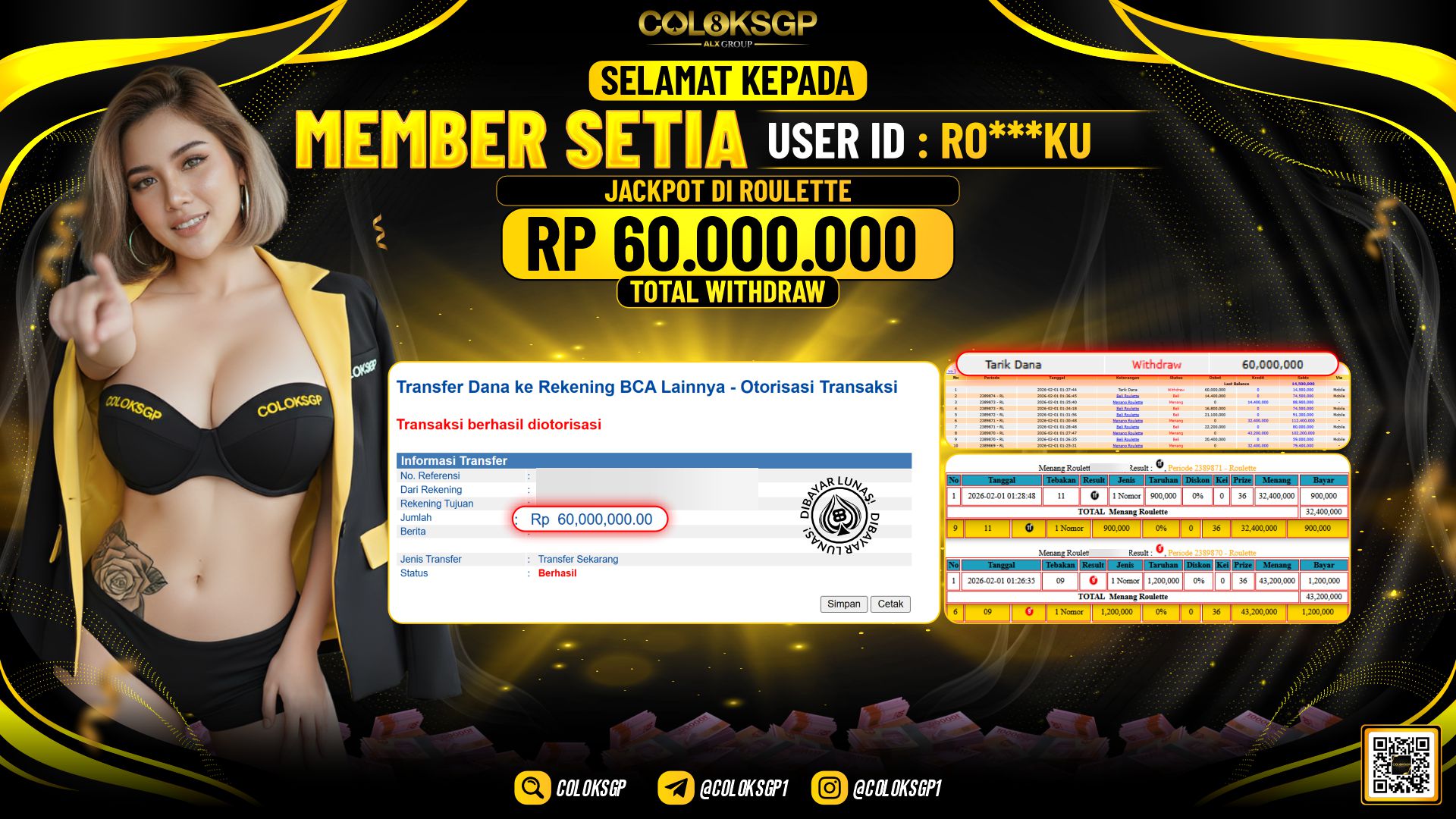 COLOKSGP JACKPOT LIVEGAMES ROULETTE