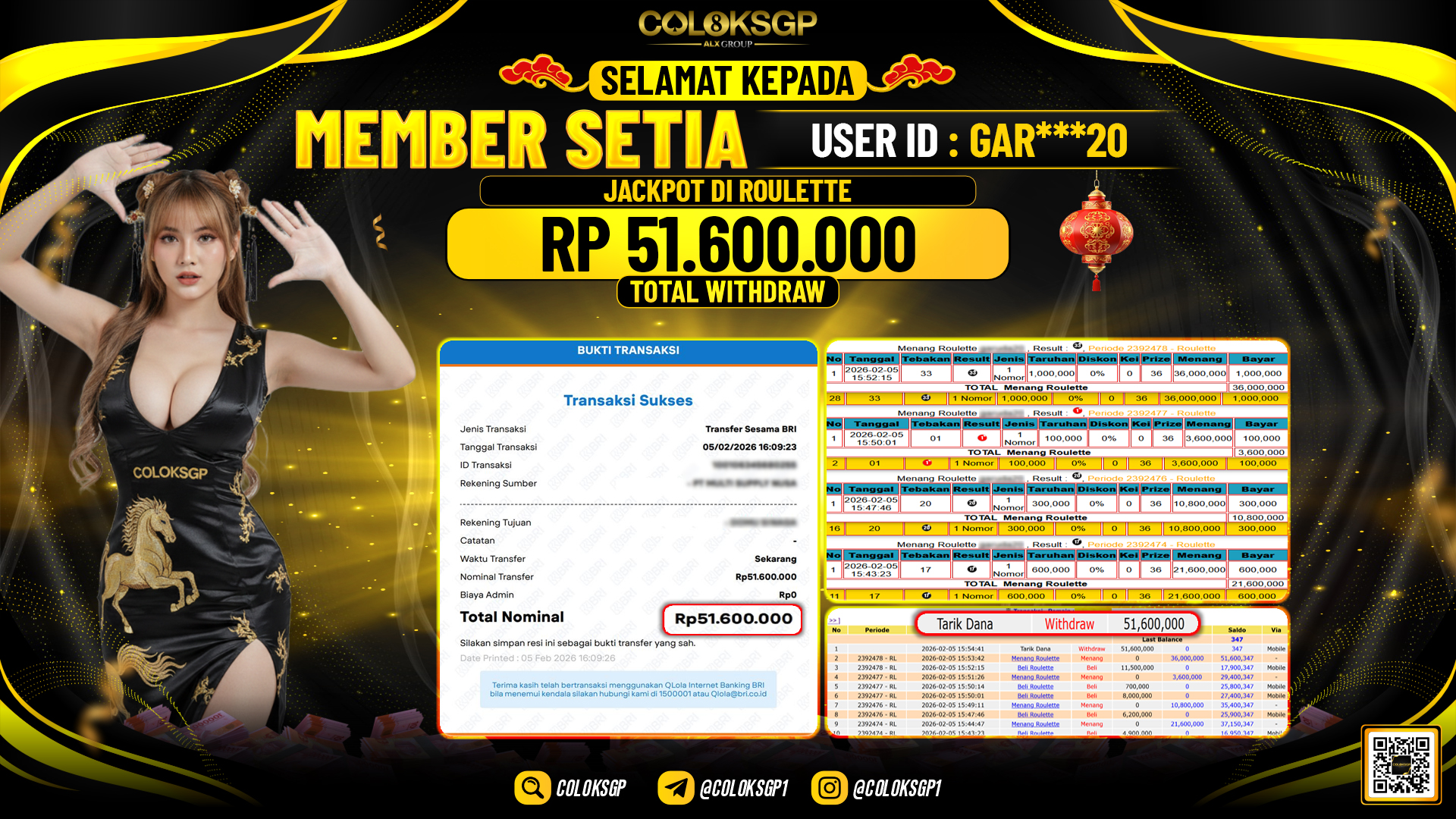 COLOKSGP JACKPOT DI ROULETTE
