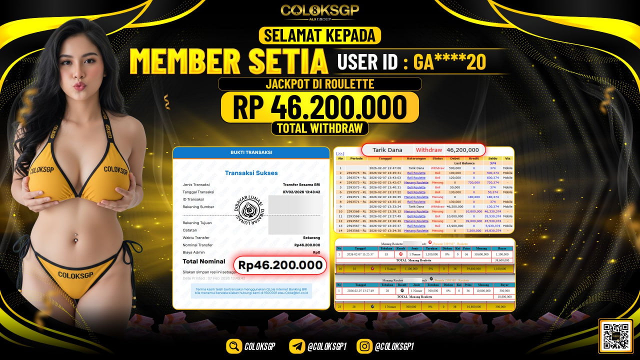 COLOKSGP JACKPOT DI ROULETTE