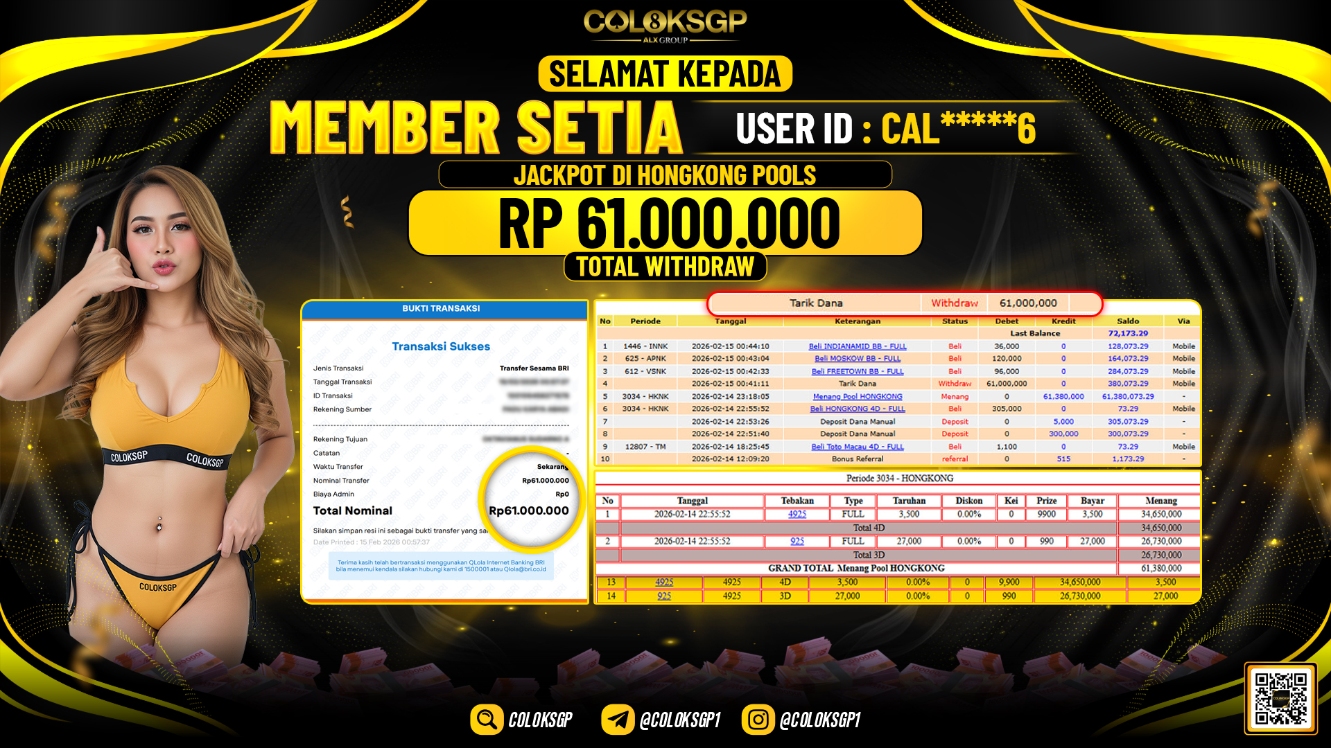 COLOKSGP JACKPOT DI HONGKONG POOL