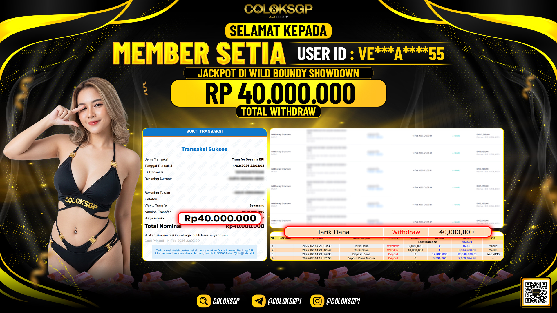 COLOKSGP JACKPOT DI WILD BOUNDY SHOWDOWN