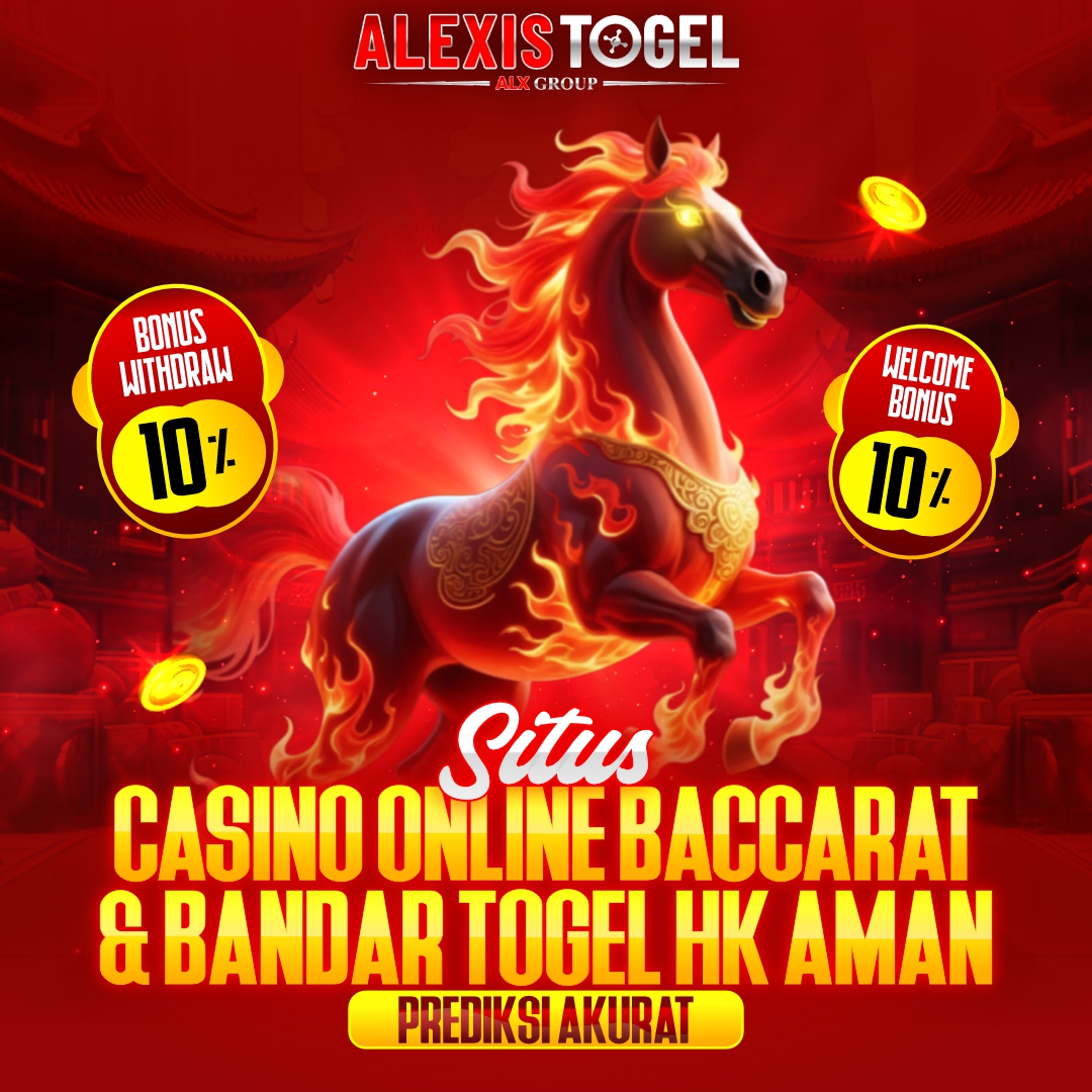 ALEXISTOGEL ✈️ Agen Situs Casino Online Baccarat Lengkap & Bandar Togel HK Resmi Terpercaya image 1