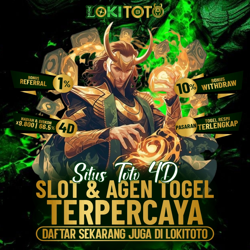 LOKITOTO 🪄 Pintas Situs Toto 4D Slot & Agen Togel Terpercaya Terkini Up to date