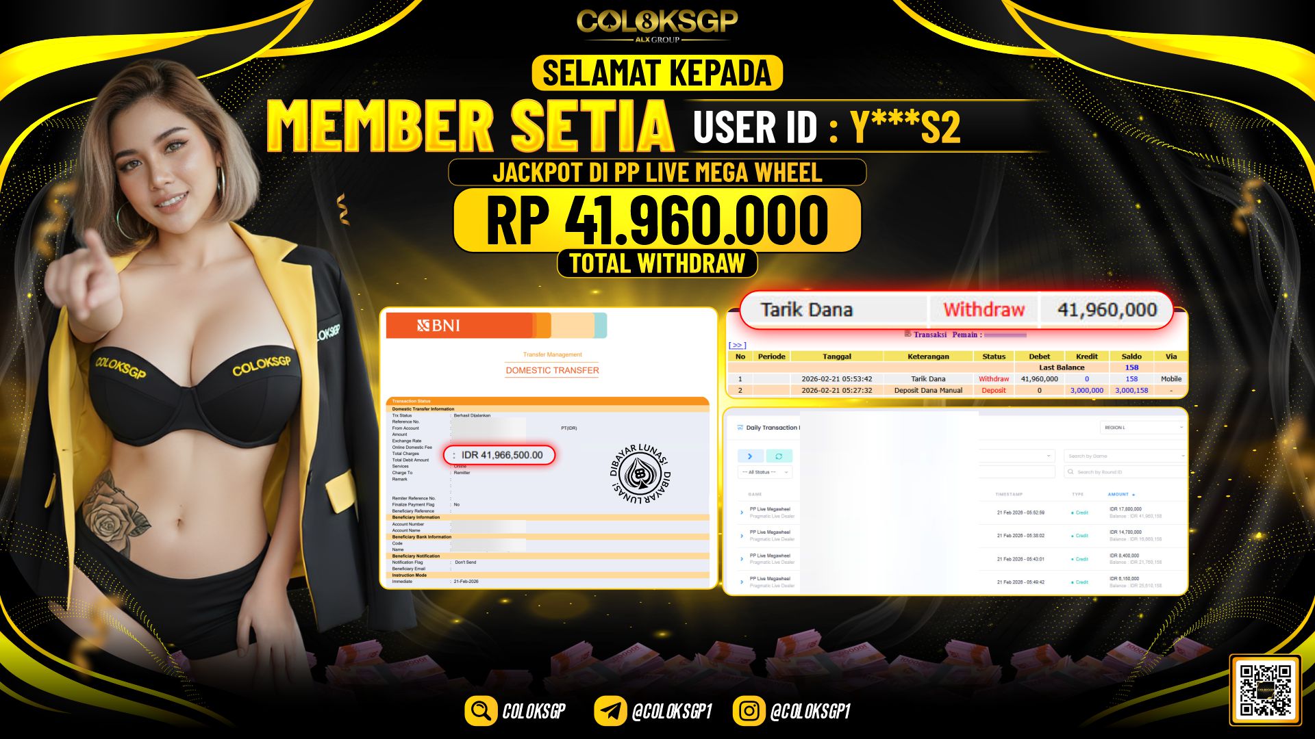 COLOKSGP DI  PP LIVE MEGA WHEEL