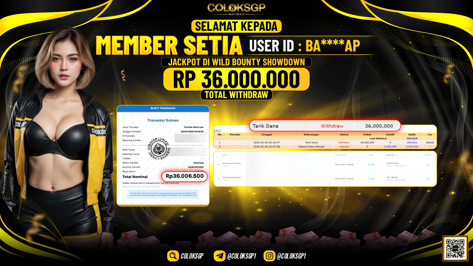 COLOKSGP JACKPOT DI WILD BOUNTY SHOWDOWN