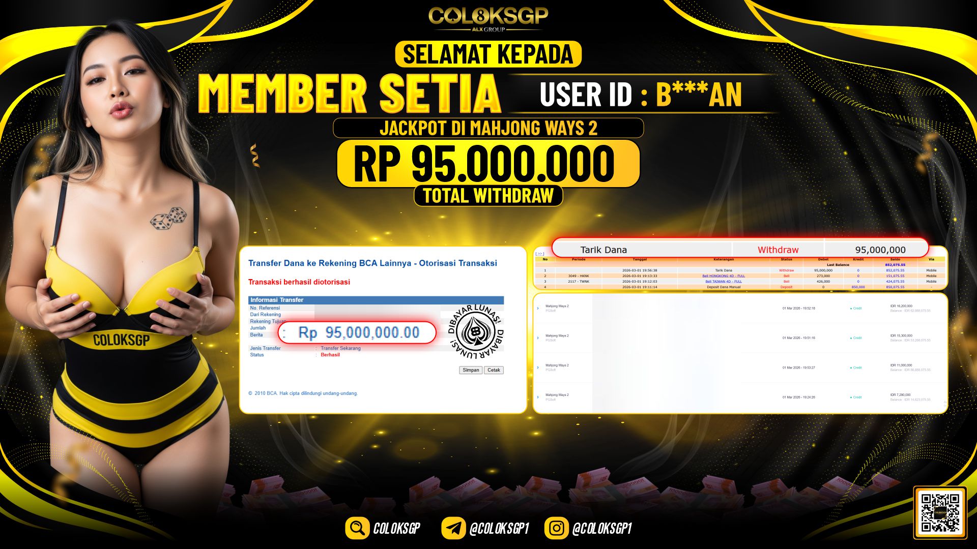 COLOKSGP JACKPOT DI MAHJONG WAYS 2