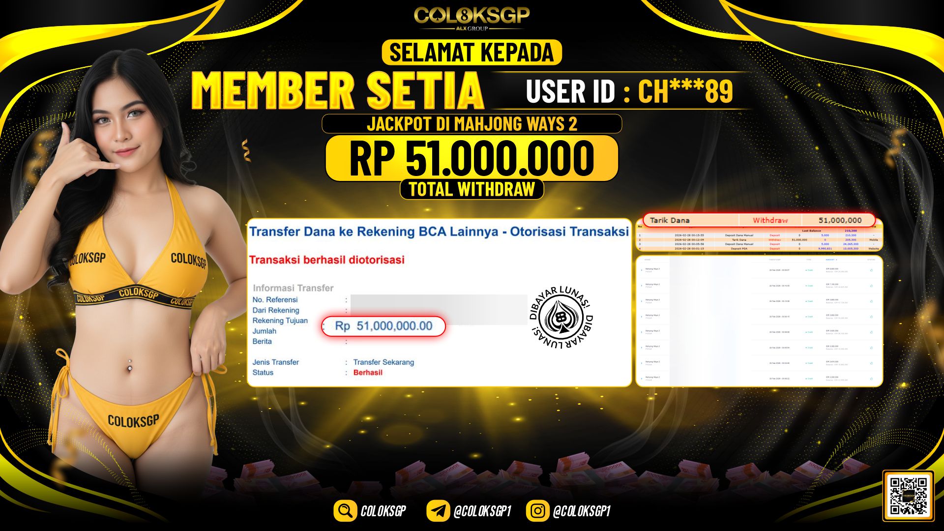 COLOKSGP JACKPOT DI MAHJONG WAYS 2