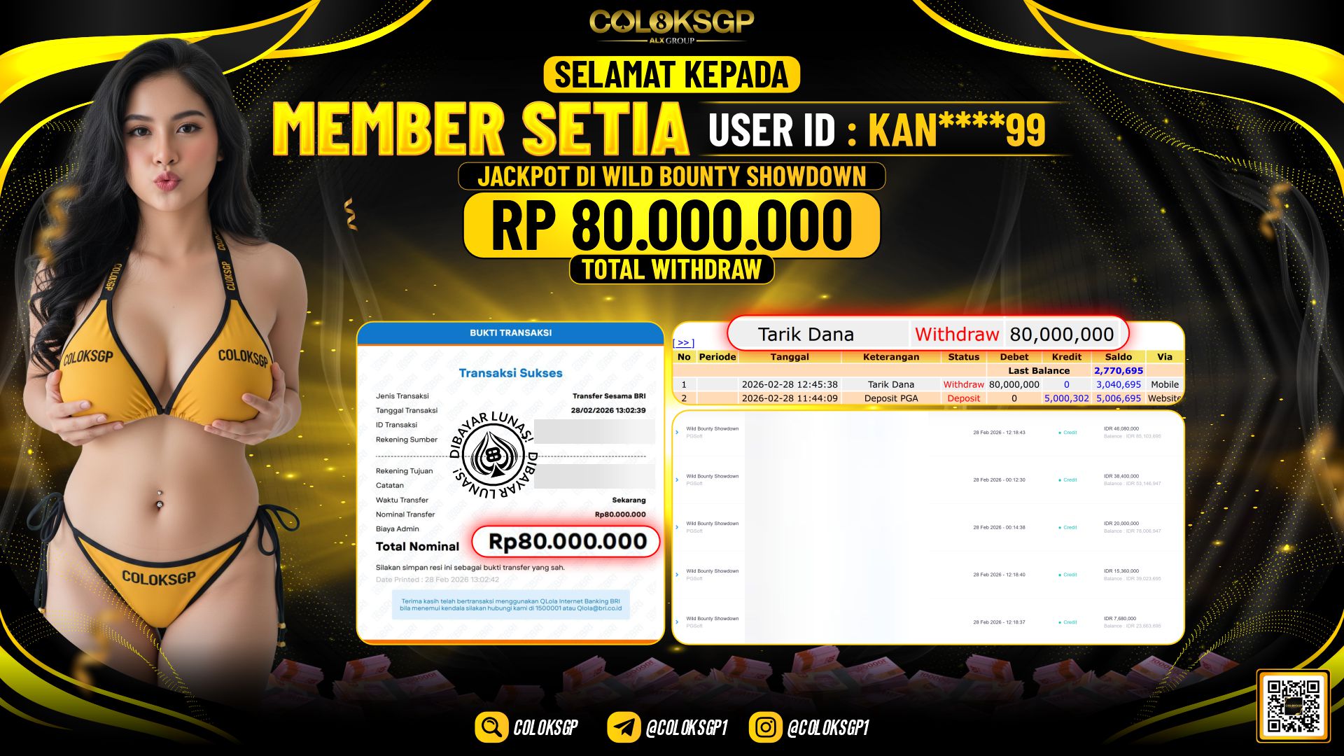 COLOKSGP JACKPOT DI WILD BOUNTY SHOWDOWN