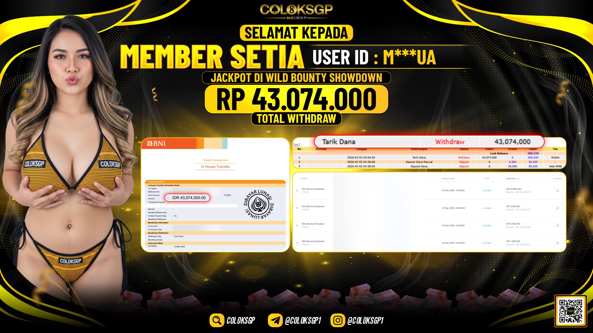 COLOKSGP JACKPOT DI WILD BOUNTY SHOWDOWN