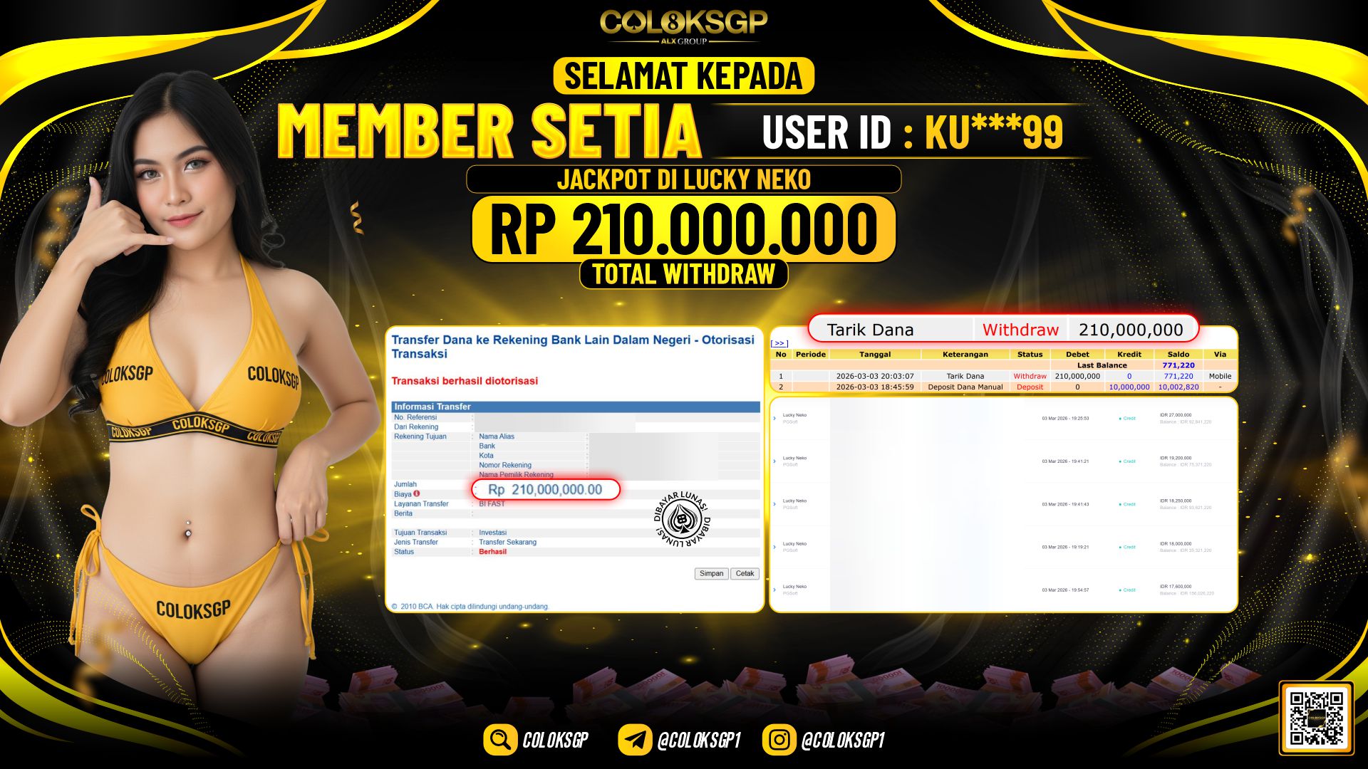 COLOKSGP JACKPOT DI LUCKY NEKO