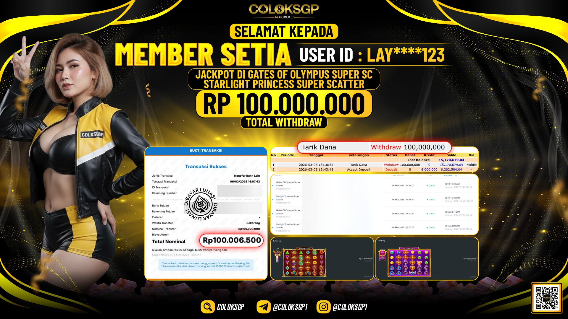 COLOKSGP JACKPOT DI GATES OF OLYMPUS SUPER SC STARLIGHT PRINCESS SUPER SCATTER