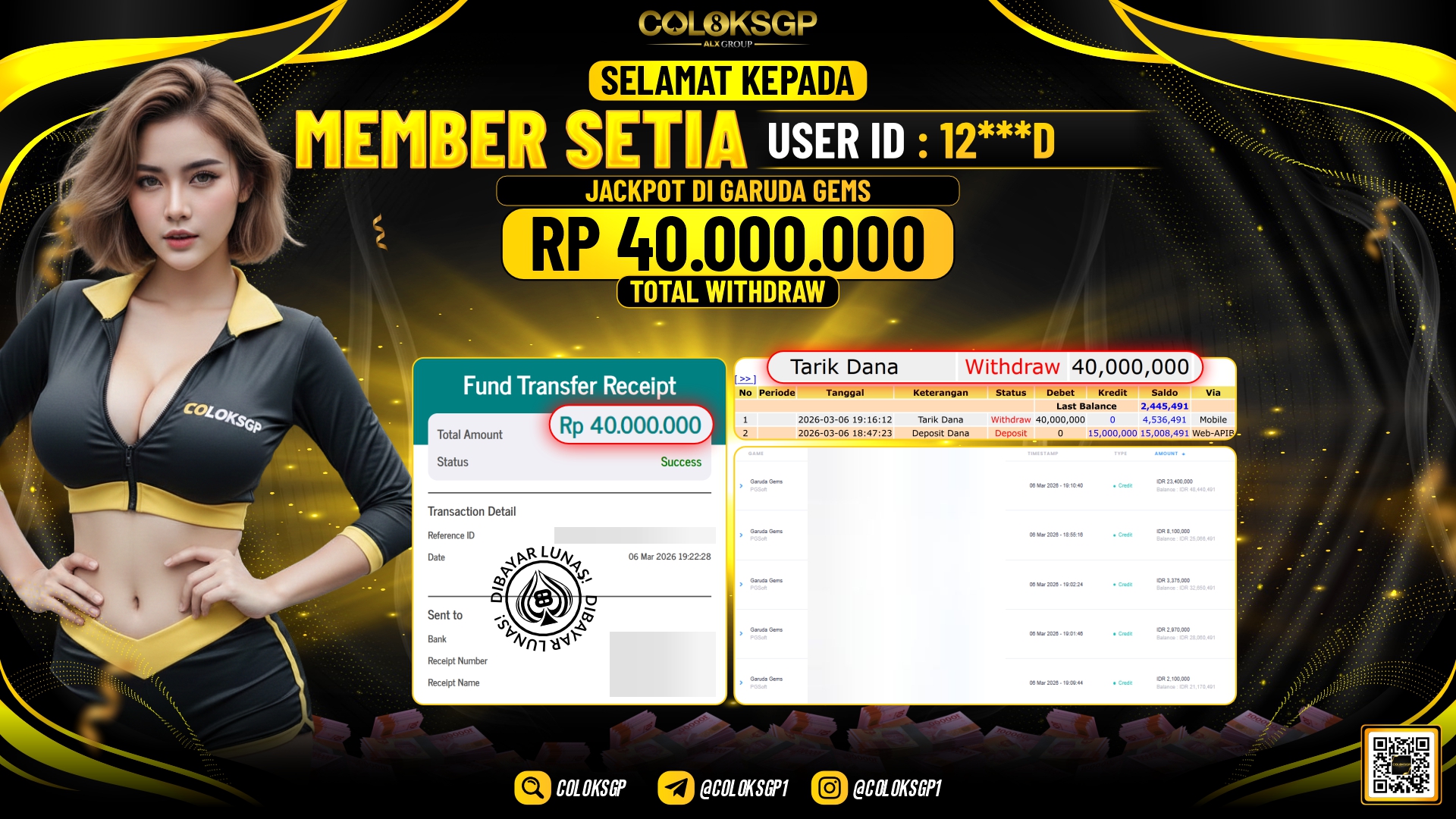 COLOKSGP JACKPOT DI GARUDA GEMS