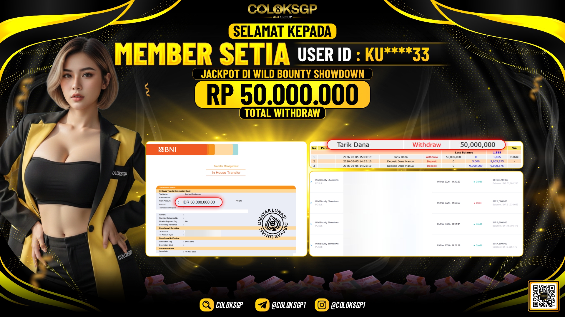 COLOKSGP JACKPOT DI WILD BOUNTY SHOWDOWN