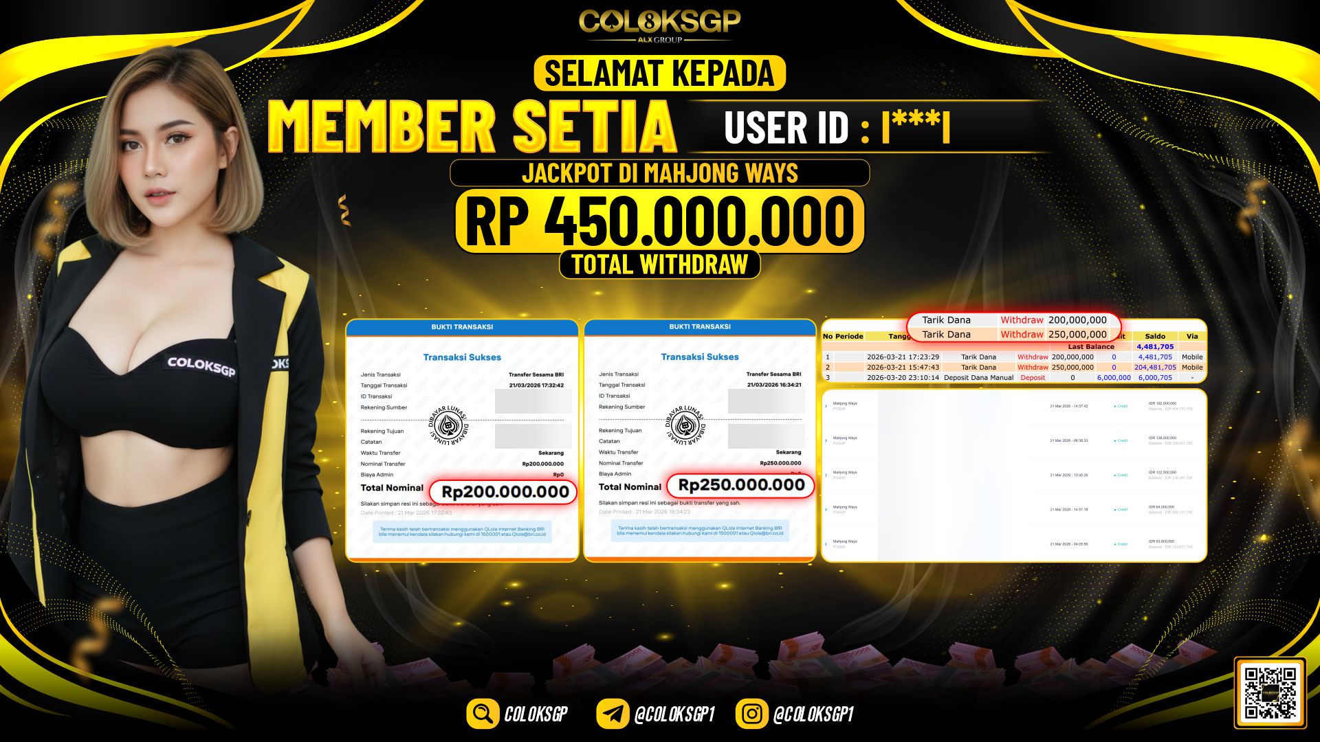 COLOKSGP JACKPOT DI MAHJONG WAYS