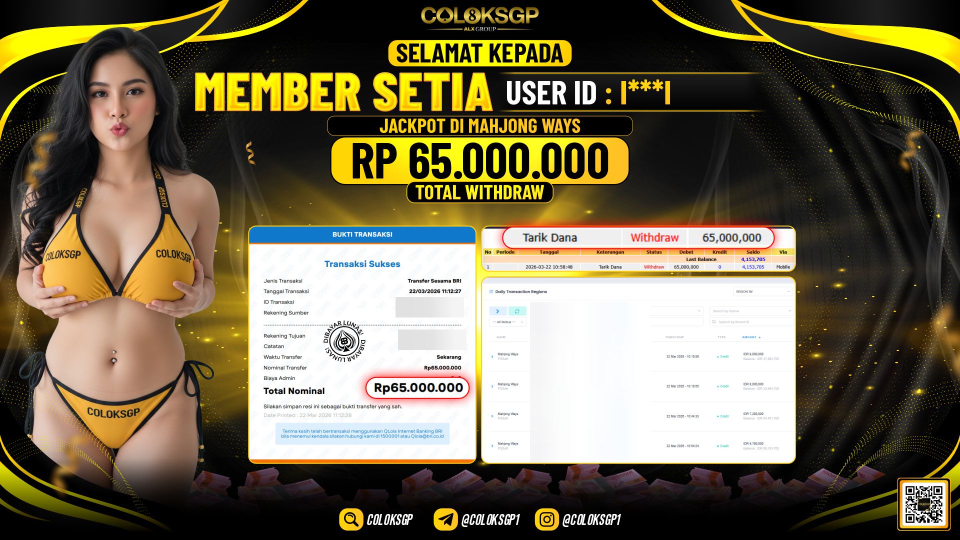 COLOKSGP JACKPOT DI MAHJONG WAYS