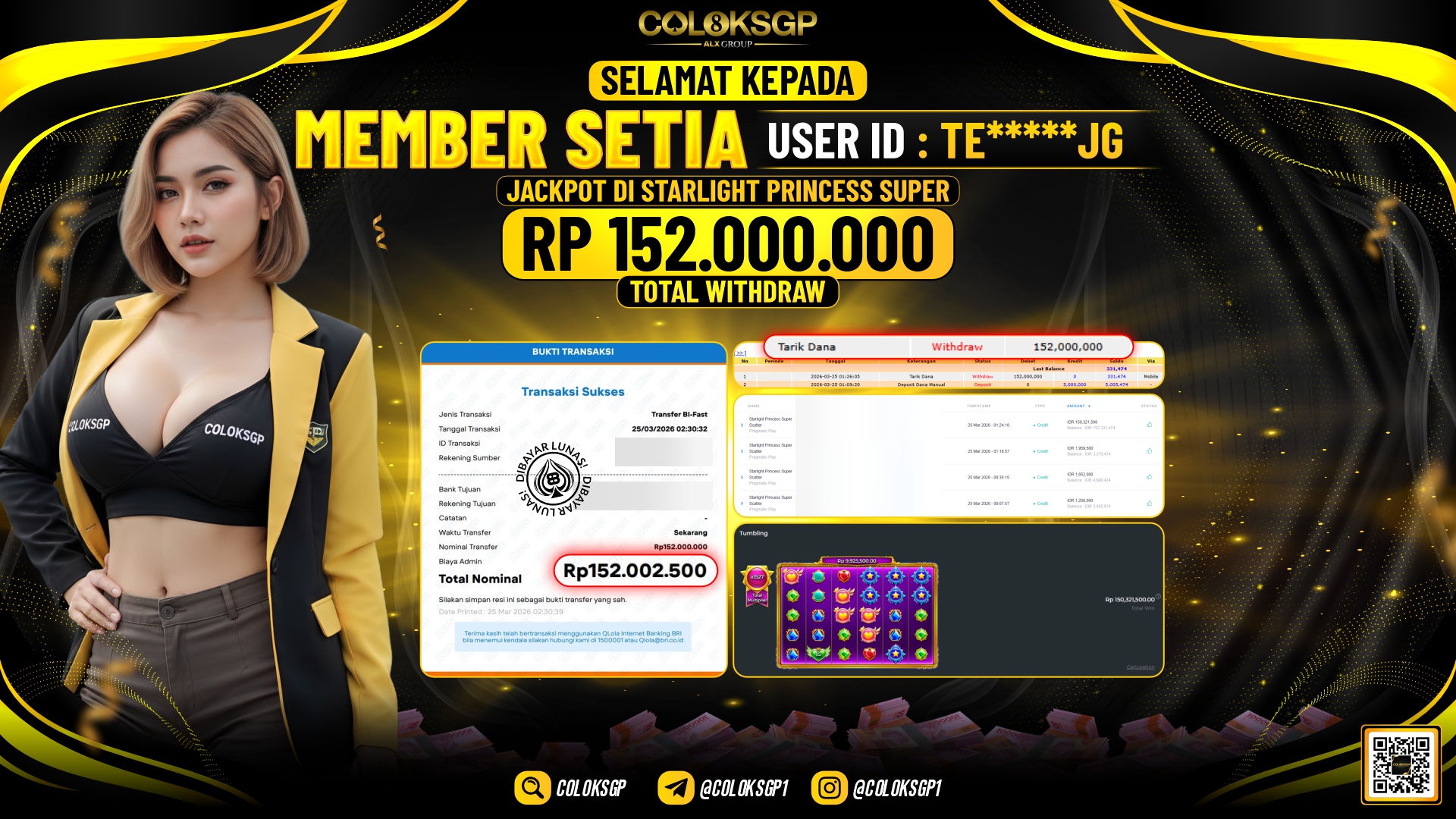 COLOKSGP JACKPOT DI STARLIGHT PRINCESS SUPER