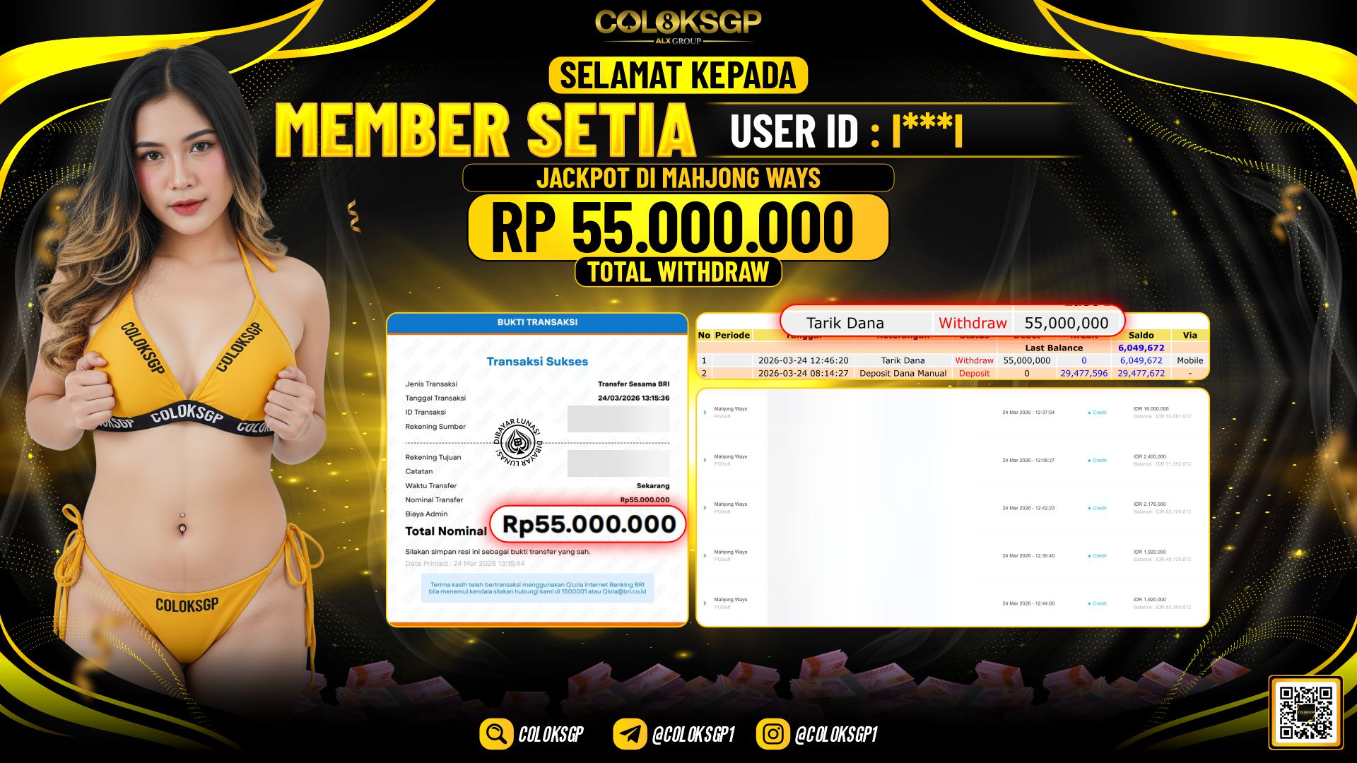 COLOKSGP JACKPOT DI MAHJONG WAYS