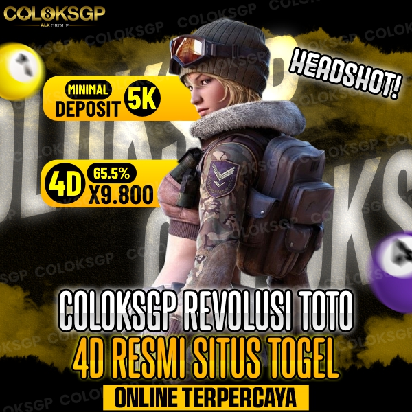 HEADSHOT‼️ COLOKSGP Revolusi Toto 4D Resmi Situs Togel Online Terpercaya