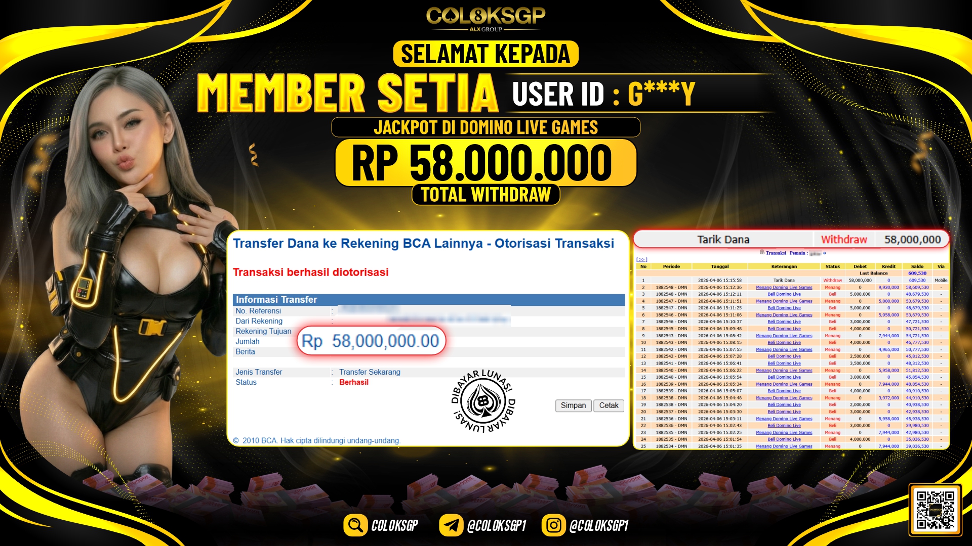COLOKSGP JACKPOT IDNLIVE - DOMINO LIVE GAMES