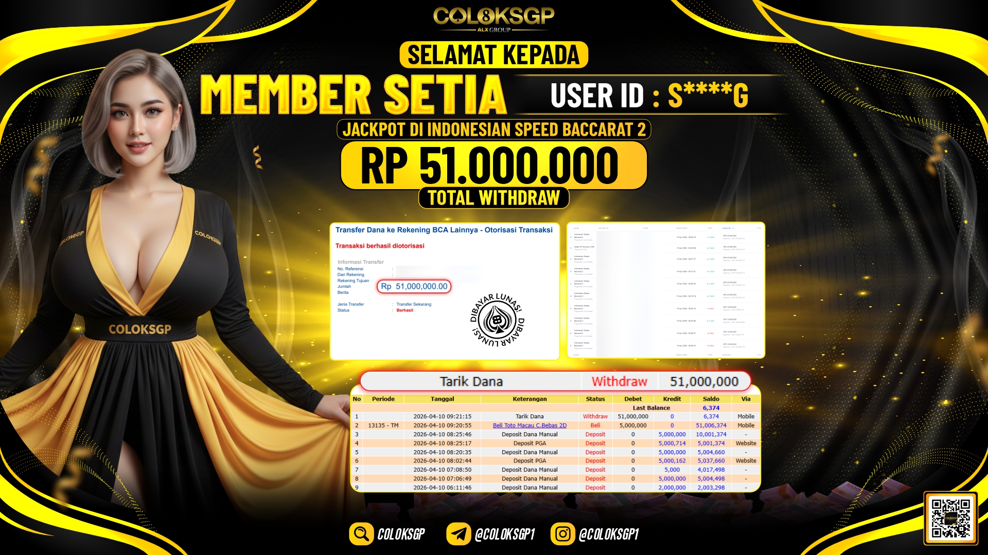 COLOKSGP JACKPOT PRAGMATIC LIVE DEALER - INDONESIA SPEED BACCARAT 2