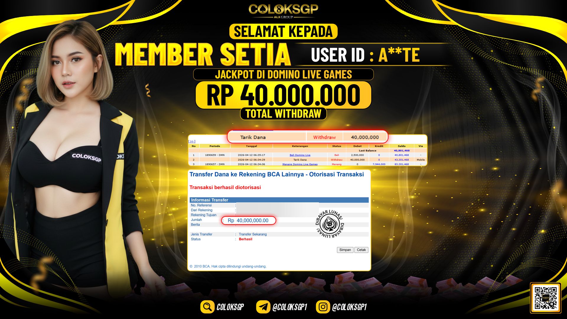 COLOKSGP JACKPOT INDLIVE - DOMINO LIVE GAMES