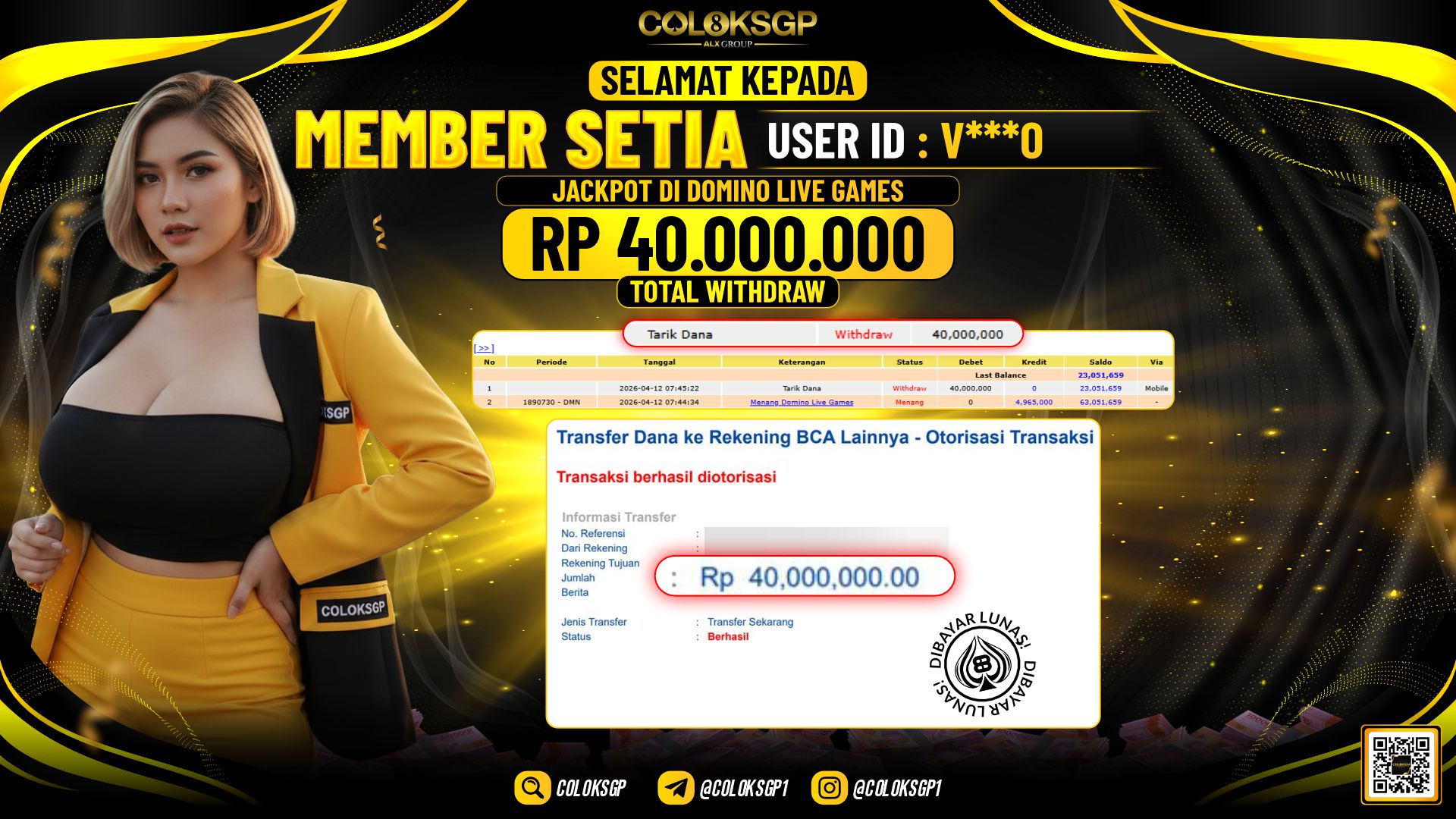 COLOKSGP JACKPOT INDLIVE - DOMINO LIVE GAMES