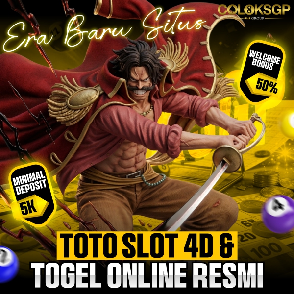 COLOKSGP ☀️ Era Baru Situs Toto Slot 4D & Togel Online Resmi