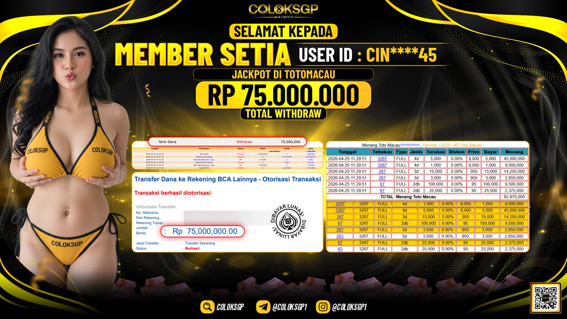 COLOKSGP JACKPOT POOLS - TOTOMACAU