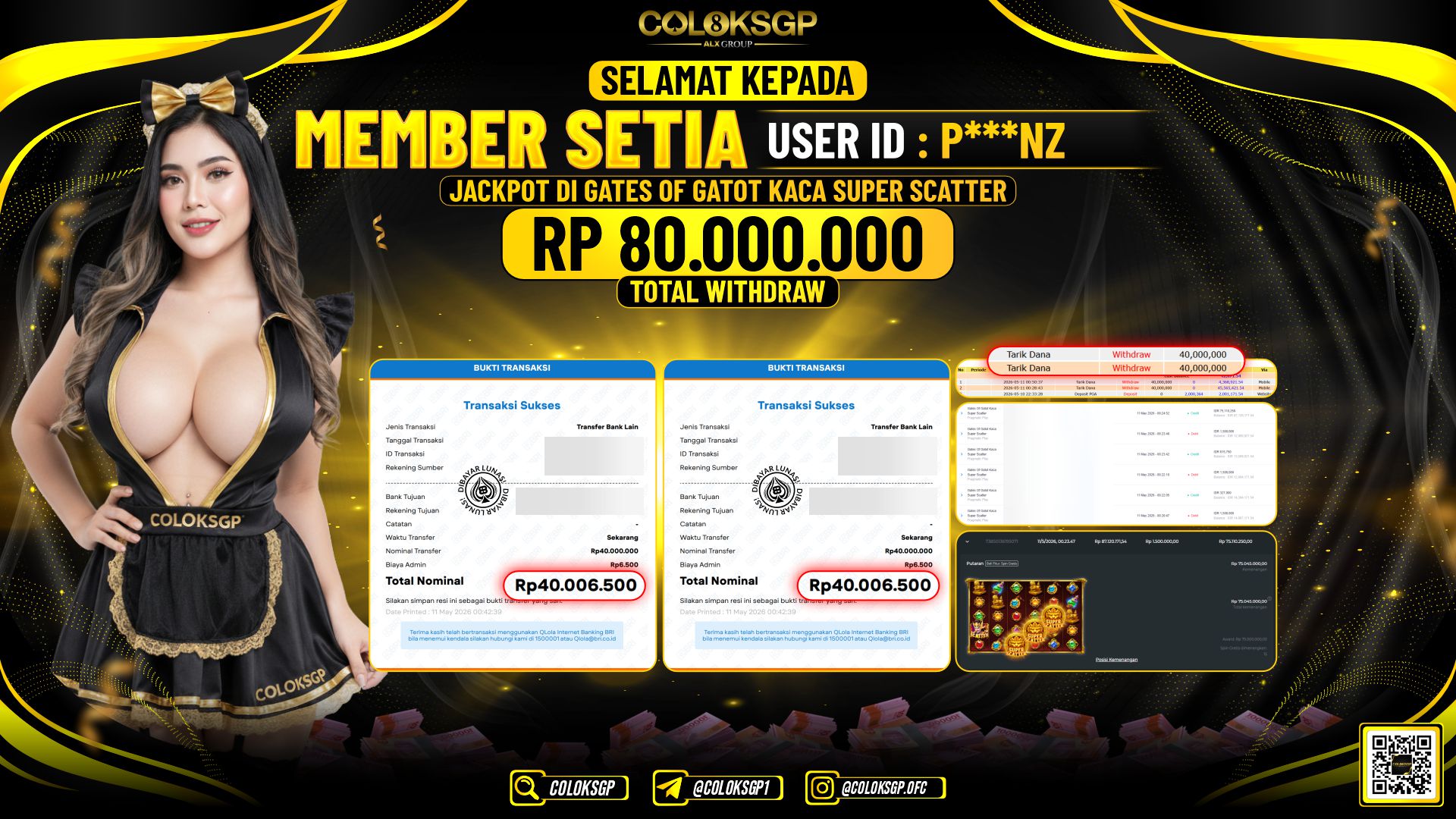 COLOKSGP JACKPOT PRAGMATIC PLAY-GATES OF GATOT KACA SUPER SCATTER