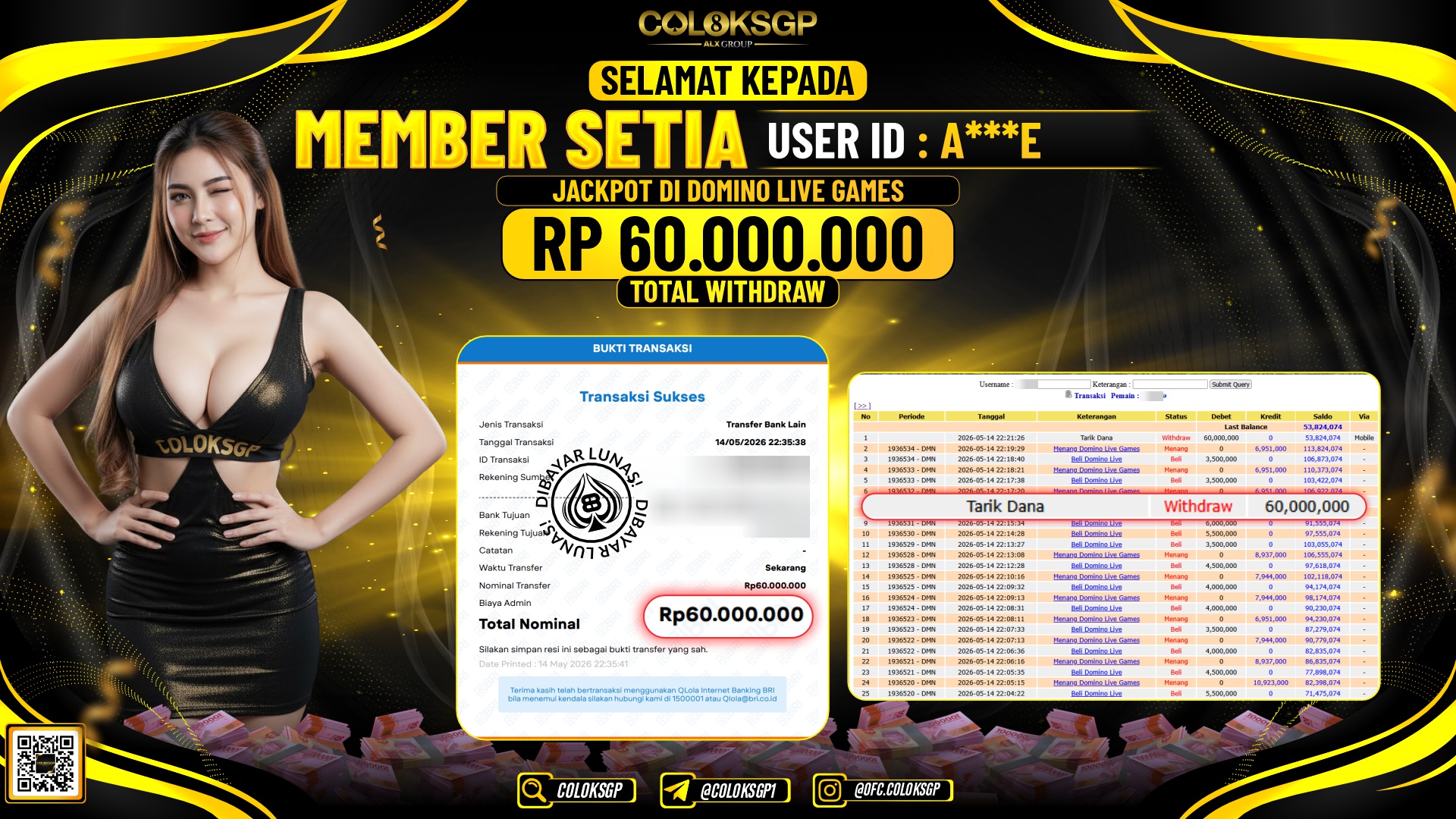 COLOKSGP JACKPOT IDNLIVE-DOMINO LIVE GAMES