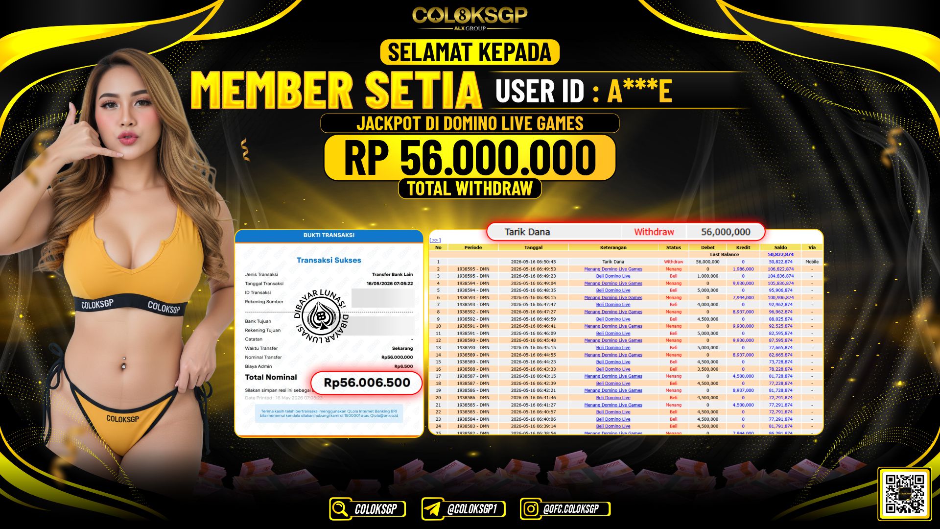 COLOKSGP JACKPOT IDNLIVE-DOMINO LIVE GAMES