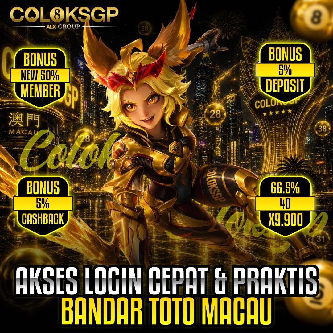 COLOKSGP - Akses Login Cepat & Praktis Menuju Bandar Toto Macau  image 1