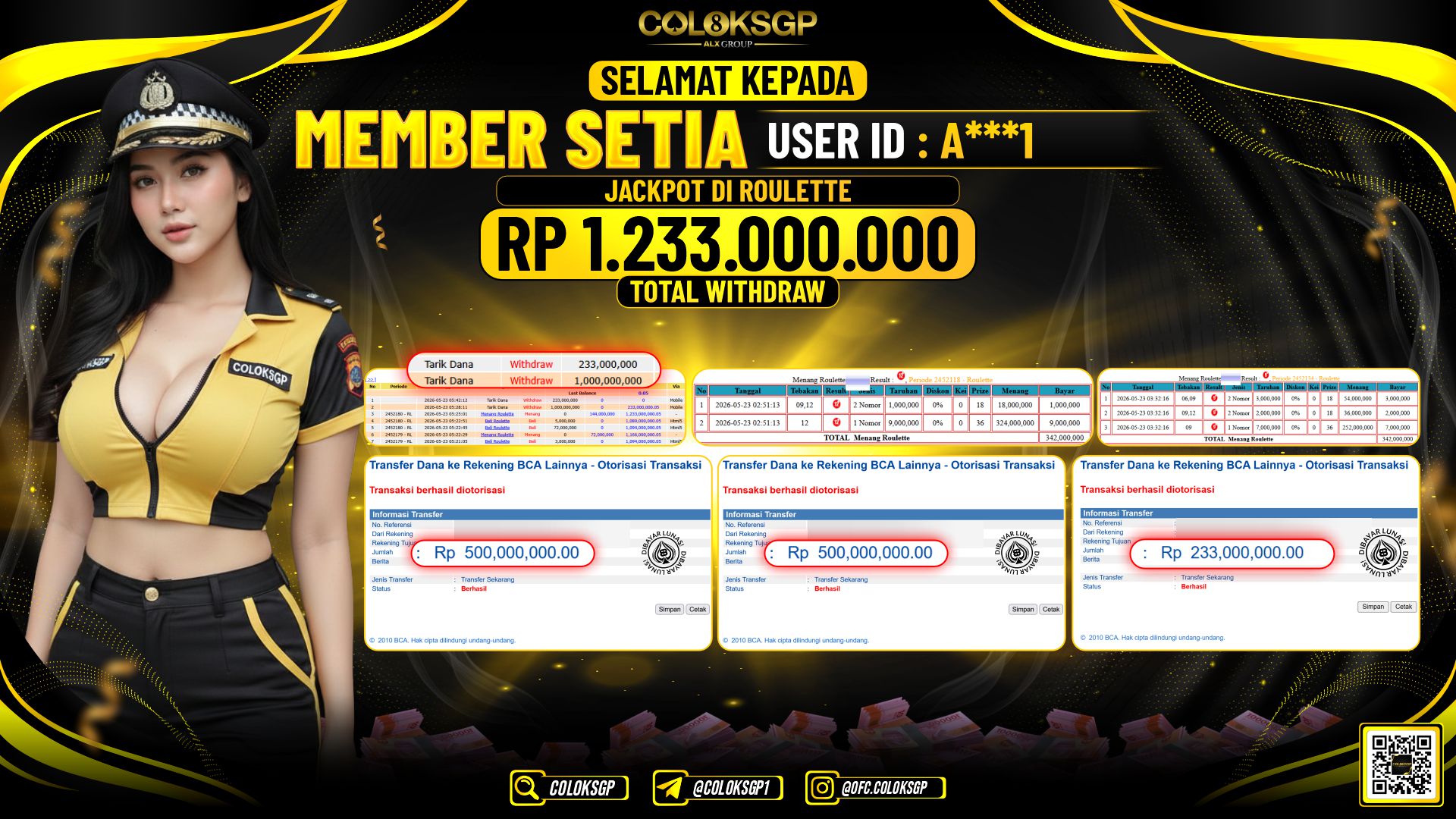 COLOKSGP JACKPOT IDNLIVE-ROULETTE
