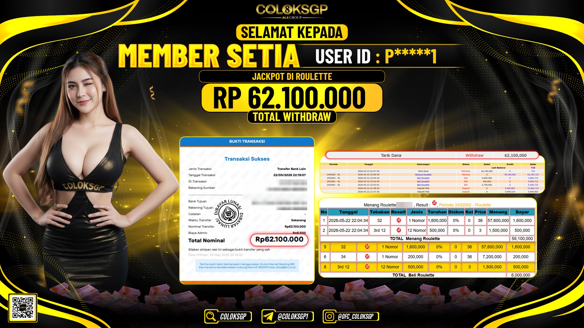 COLOKSGP JACKPOT IDNLIVE-ROULETTE