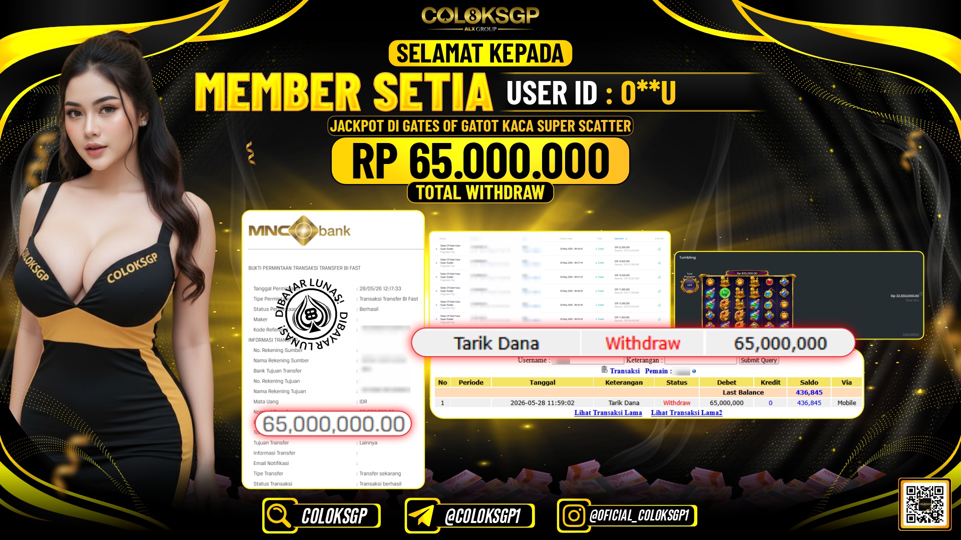 COLOKSGP JACKPOT PRAGMATIC PLAY - GATES OF GATOT KACA SUPER SCATTER