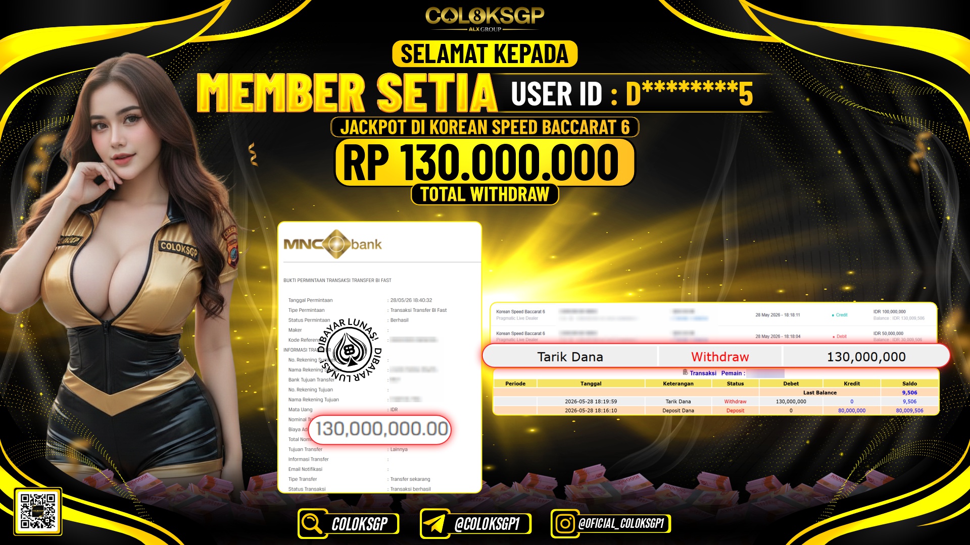 COLOKSGP JACKPOT PRAGMATIC LIVE DEALER - KOREAN SPEED BACCARAT 6