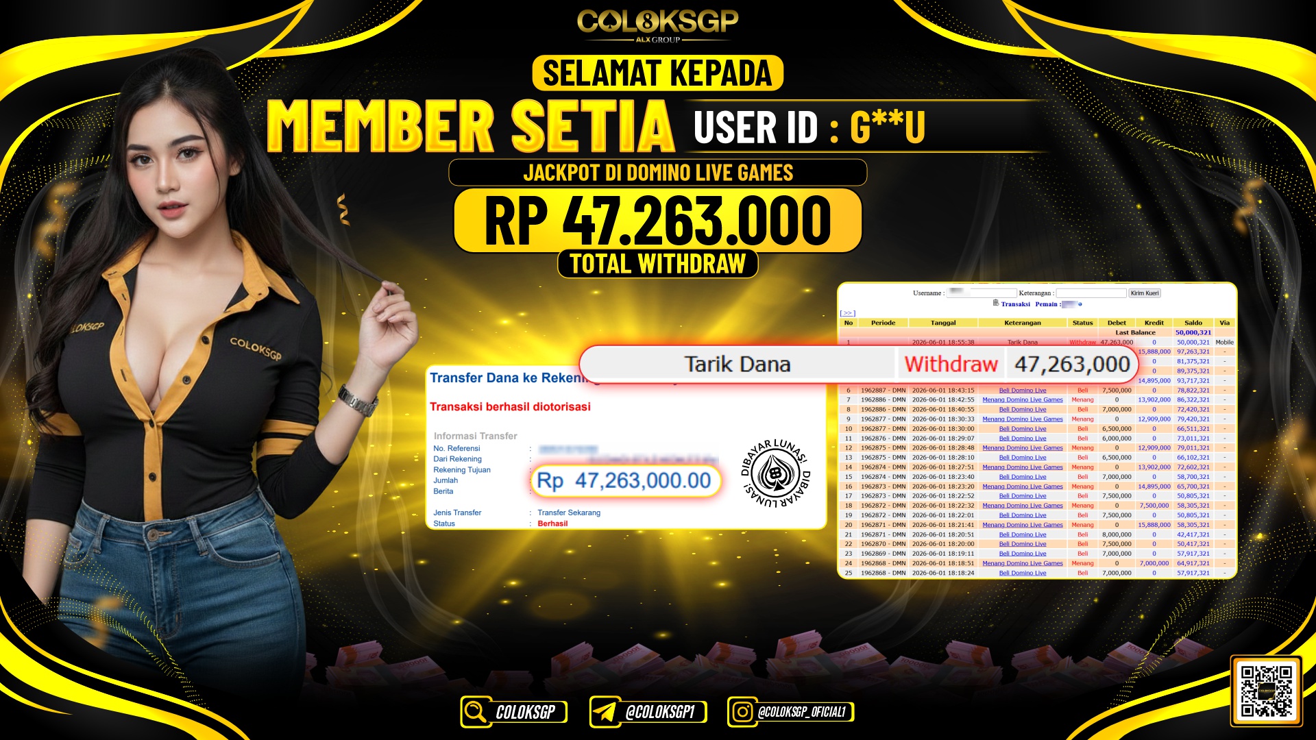 COLOKSGP JACKPOT IDNLIVE - DOMINO LIVE GAMES