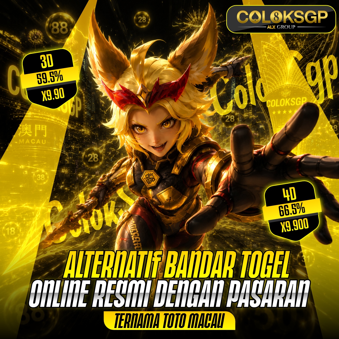 COLOKSGP 📲 ALTERNATIF BANDAR TOGEL ONLINE RESMI DENGAN PASARAN TERNAMA TOTO MACAU
