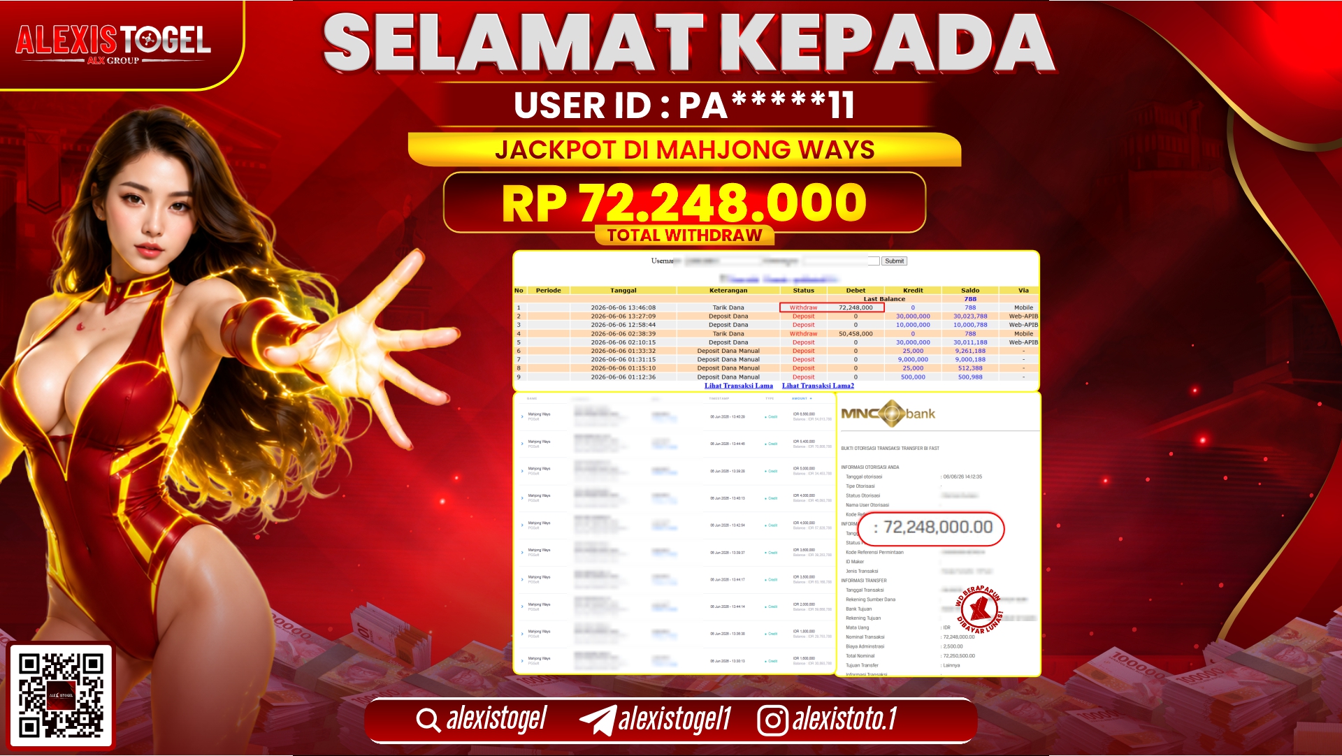 ALEXISTOGEL JACKPOT DI ANUBIS WRATH RP.50.458.000,- LUNAS