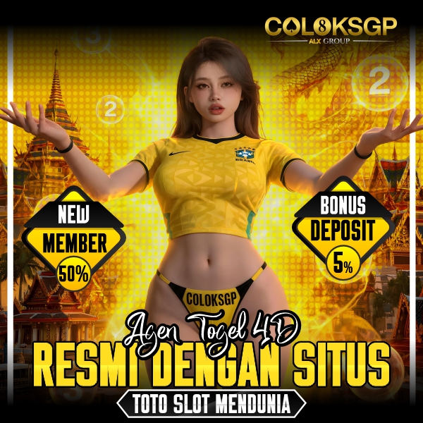 COLOKSGP ♨️ Agen Togel 4D Resmi Dengan Situs Toto Slot Mendunia