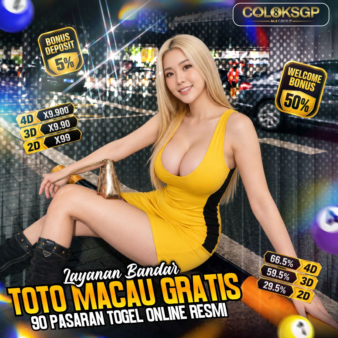 COLOKSGP ζ Layanan Gratis Bandar Toto Macau Resmi 90 Pasaran Togel Online